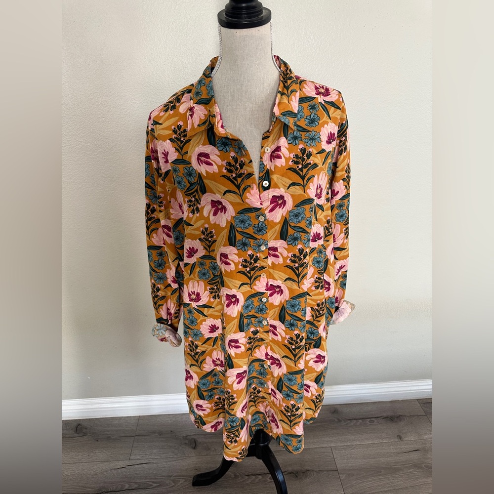 NATURAL LIFE Floral Dress - Yellow, Pink, Blue